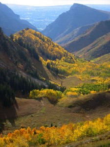 Rock Canyon and Provo from up high